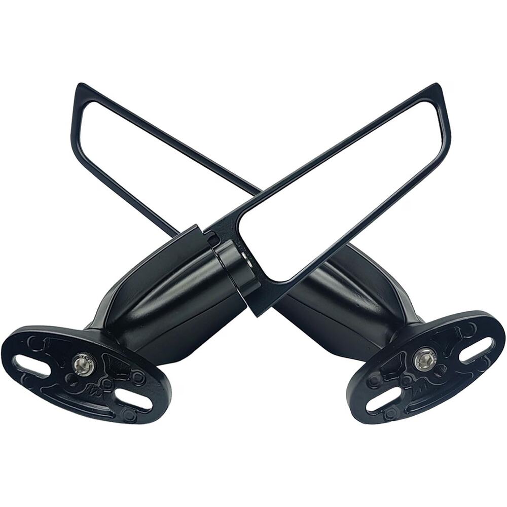 Motorcycle Mirrors Stealth Wind Wing Side Rearview Mirrors Compatible With Kawas - Picture 5 of 5